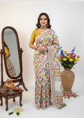 PREMIUM TUSSAR BY MODAL SILK SAREE 5.5 M WITH UNSTITCHED BLOUSE