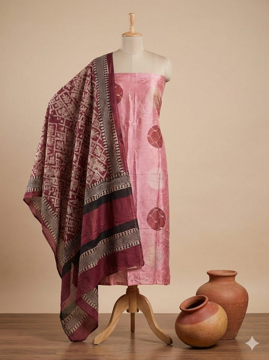 PREMIUM TUSSAR BY MODAL SILK SUIT