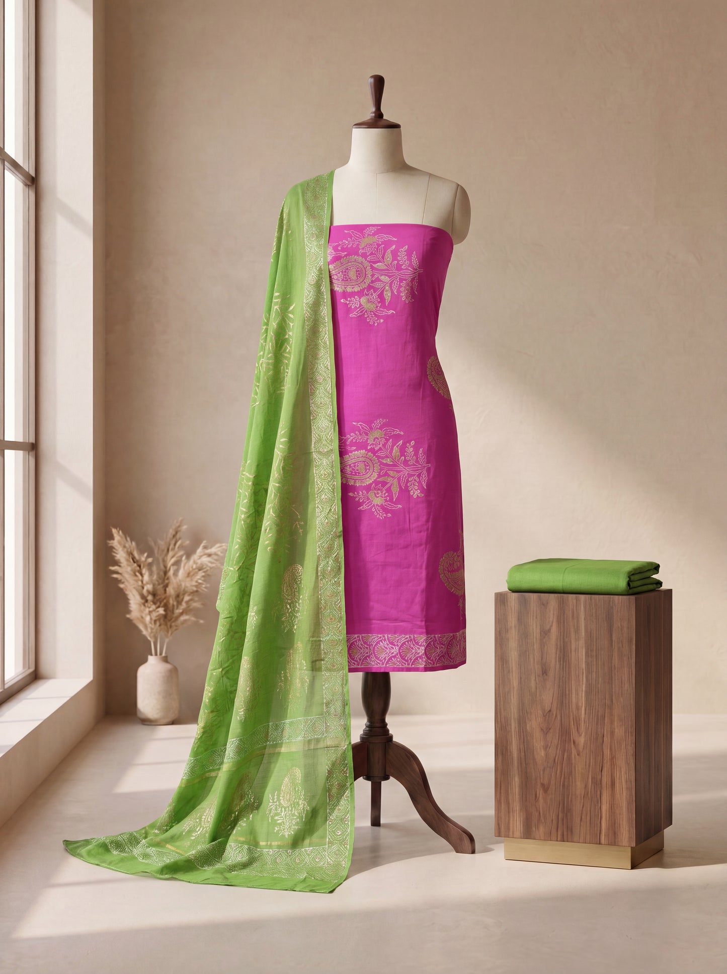 COTTON-SUIT (Unstitched)